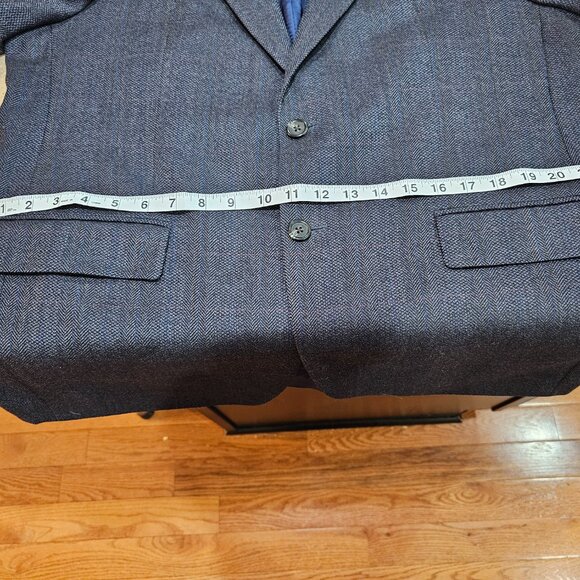 Men's Lauren Ralph Lauren Herringbone Lambs' Wool Blazer Sport Coat Size 42R - Picture 4 of 10